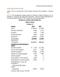 Accounting Chapter 13 Homework Total Operating Expenses Income From Operations Other