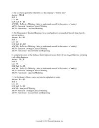 Chapter 4 3 In a Balance Sheet prepared in report form, liabilities must be listed after