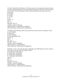 Chapter 10 3 When a company purchases treasury stock, outstanding stock is computed as