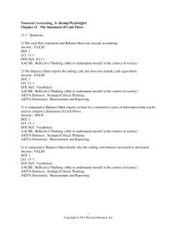 Chapter 11 1 The Balance Sheet reports the ending cash, but does not include cash equivalents.
