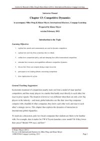 Business Law Chapter 13 Homework articulate how resources and capabilities influence competitive dynamics