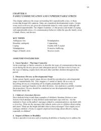 Communications Chapter 11 Homework Thomas JS Death Denial ABCX Application Other