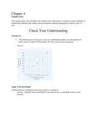 Chapter 4 1 Correlation Coefficeint One Would Expect That The