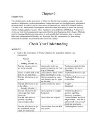 Chapter 9 1 Which The Following Must Conducted Determine Misbehaviors