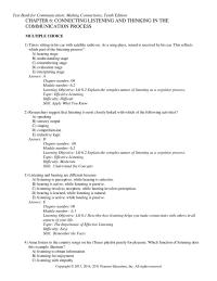 Chapter 6 1 Listening difficulty Difficult skill Apply What You Know6 Order