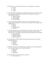 Chapter 9 2 B explanation Anecdotal Recordings Are Sound Method For