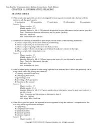 Chapter 11 1 Understand The Concepts Speakers Should Encouraged Use