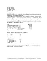 Accounting Chapter 10 4 2010 Selected Account Balances Are Available For