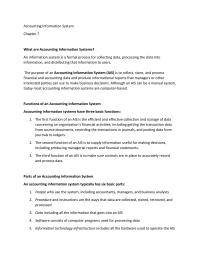Accounting Information Systems