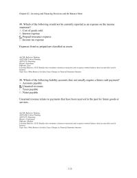 Accounting Chapter 2 2 49 Which The Following Would Not Currently