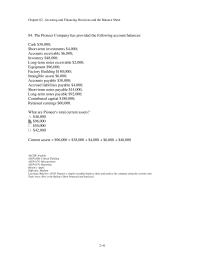 Accounting Chapter 2 3 84 The Pioneer Company Has Provided The