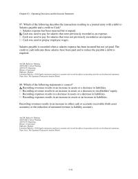 Accounting Chapter 3 3 87 Which The Following Describes The Transaction