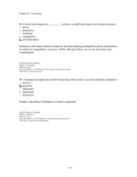 Management Chapter 3 3 98 Current Information Can Have Significant