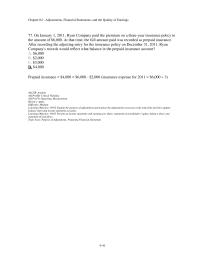 Accounting Chapter 4 3 77 January 2011 Ryan Company Paid The