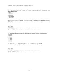 Management Chapter 5 3 73 What Would The Countrys Annual Profit