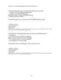 Accounting Chapter 5 2 46 Contributed Capital Consists Which The Following