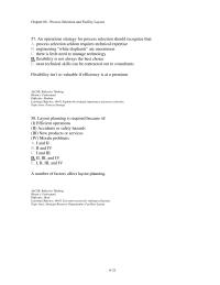 Management Chapter 6 2 57 Operations Strategy For Process Selection Should