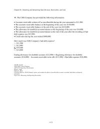 Accounting Chapter 6 2 40 The CHS Company Has Provided The