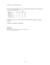 Management Chapter 8 2 44 Given The Information Below Scores Three