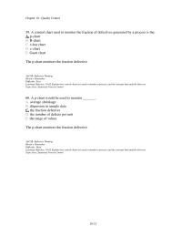Management Chapter 10 2 59 Control Chart Used Monitor The Fraction
