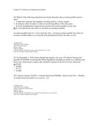 Accounting Chapter 9 2 49 Which The Following Statements Incorrectly Describes