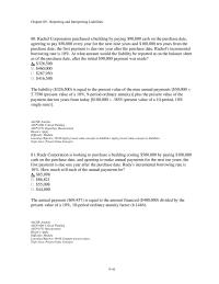 Accounting Chapter 9 3 80 Rachel Corporation Purchased Building Paying 90000