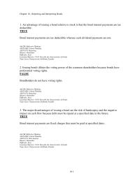 Accounting Chapter 10 1 31 When Company Prepares Bond Indenture Certain