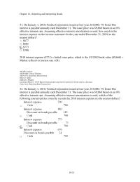 Accounting Chapter 10 2 51 January 2010 Toni ka Corporation Issued Four year