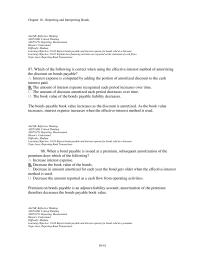 Accounting Chapter 10 3 87 Which The Following Correct When Using