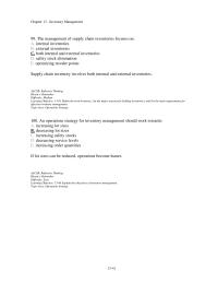 Management Chapter 13 3 99 The Management Supply Chain Inventories Focuses