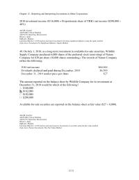 Accounting Chapter 12 2 49 July 2010 Long term Investment Available for sale Securities