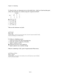 Management Chapter 16 2 53 Based The Cost Information Given The