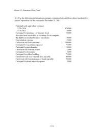 Accounting Chapter 13 4 113 The Following Information Was Reported From
