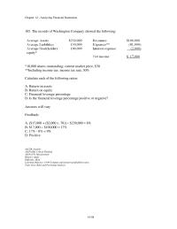 Accounting Chapter 14 4 105 The Records Washington Company Showed The