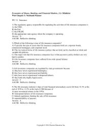 Finance Chapter 3 1 Employee Retirement Income Security Act answer&nbsp;