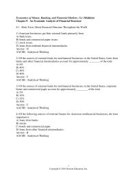 Finance Chapter 8 1 American businesses get their external funds primarily from