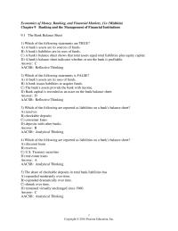 Finance Chapter 9 1 Citibank Then a The Liabilities The First National