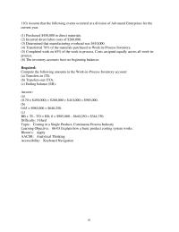 Accounting Chapter 6 4 110 Assume That The Following Events Occurred