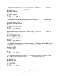 Finance Chapter 15 2 When bad storms slow the check-clearing process
