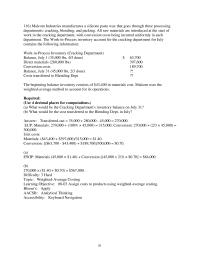 Accounting Chapter 8 5 Navigation The Microprocessor Manufacturing Company Produces Single