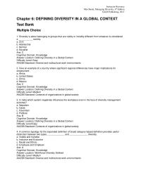 Human Resources Chapter 06 1 What Seen Consequence Lumping The Diverse Communities