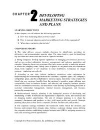 Marketing Chapter 2 Homework Business Partnership Management Allow The Company Handle