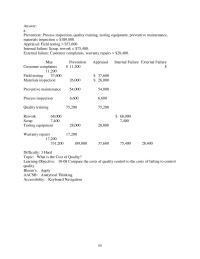 Accounting Chapter 10 6 Its success in the industry is due to its quality