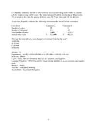 Accounting Chapter 10 2 The Study Indicates Express Travel Should Charge