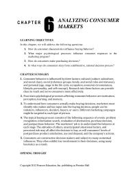 Marketing Chapter 6 Homework Brands Also Have Personalities And Consumers Are
