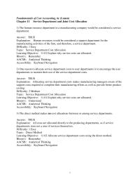 Accounting Chapter 11 1 Explain Why Joint Costs Are Allocated blooms Remember