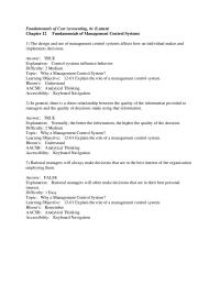 Accounting Chapter 12 1 D explanation Decisions Are Made More Individuals Not