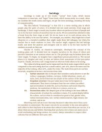 Introduction To Sociology