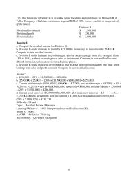 Accounting Chapter 14 5 There May Allocated Corporate Costs Included The