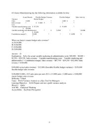 Accounting Chapter 16 2 Objective 1605 Compute And Use Variable Cost